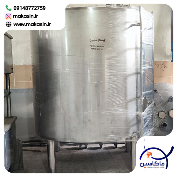 مخزن استیل 3 تن تکجدار