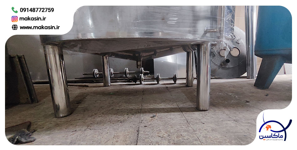 مخزن استیل 3 تن تکجدار